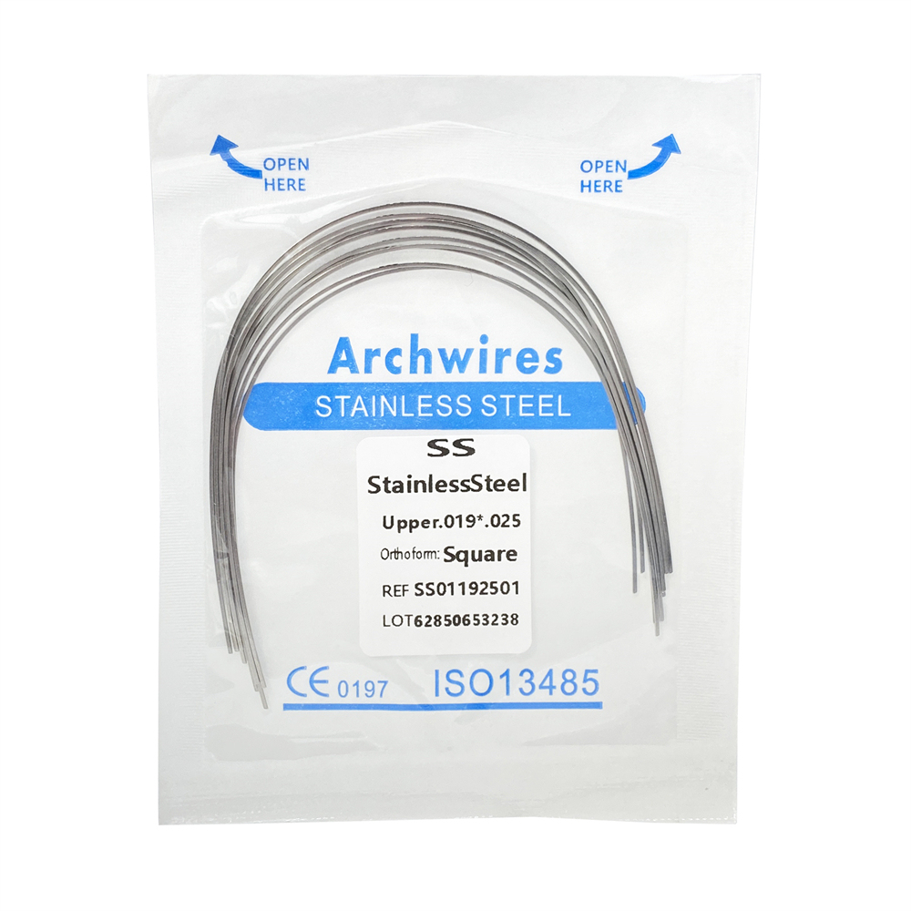 10Pcs Dental Orthodontic Stainless Steel/Niti Arch Wires Rectangular Wires