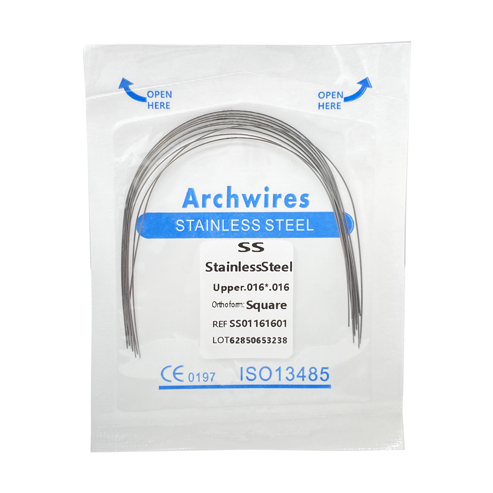 10Pcs Dental Orthodontic Stainless Steel/Niti Arch Wires Rectangular Wires