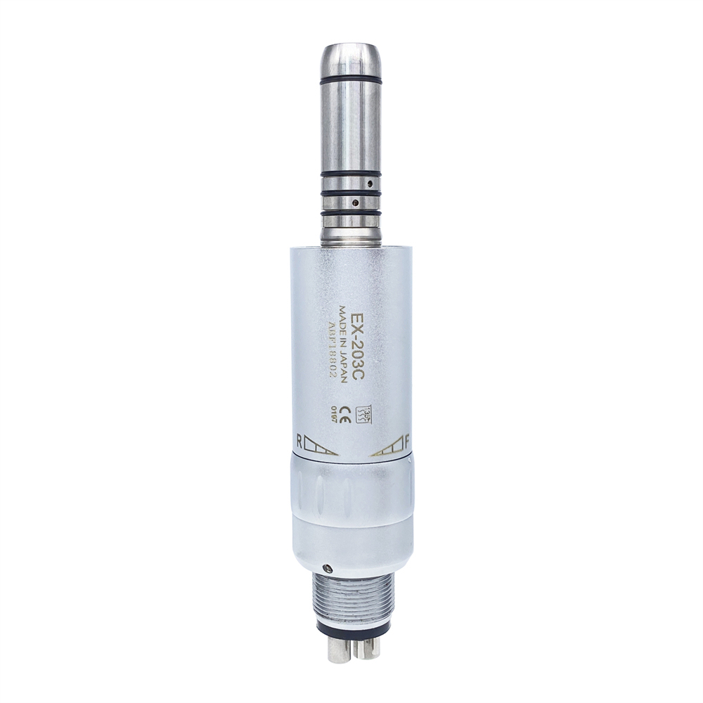Dental Slow Speed Contra Angle Air Motor Straight Handpiece 4 Hole NSK Style