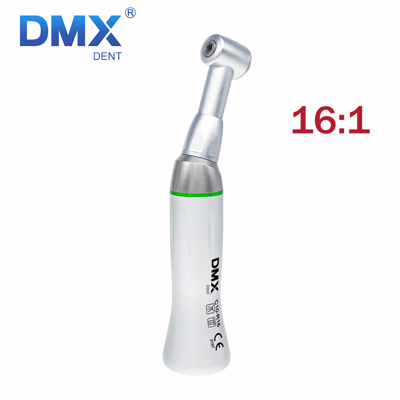 DMXDENT C10-R4 / C10-R10 / C10-R16 /C10-R64 Dental Low Speed Contra Angle Handpiece Push Button 4:1 / 10:1 / 16:1 / 64:1