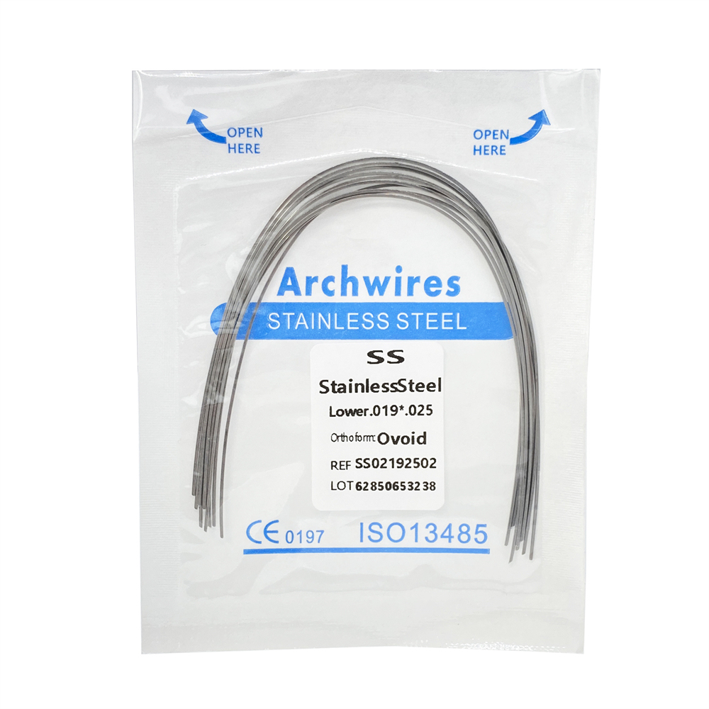10Pcs Dental Orthodontic Stainless Steel/Niti Arch Wires Rectangular Wires