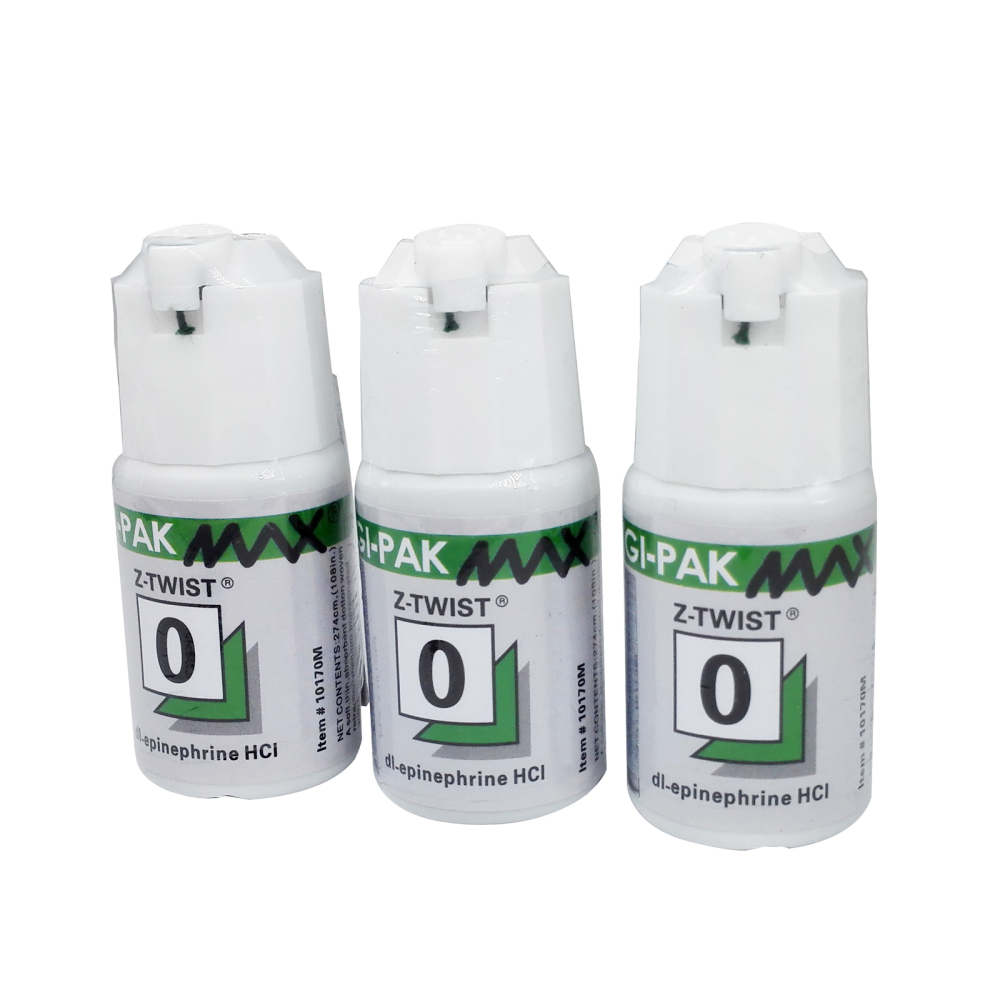 Gingi-Pak Max Z-Twist Dental Gingival Retraction Cord Packing