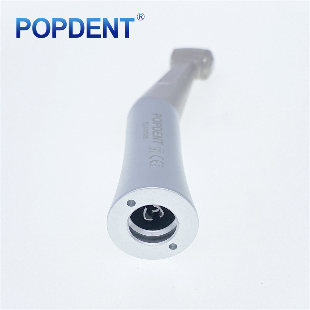 POPDENT Dental Low Speed Contra Angle Handpiece Push Button Fit aRA 2.35mm Burs