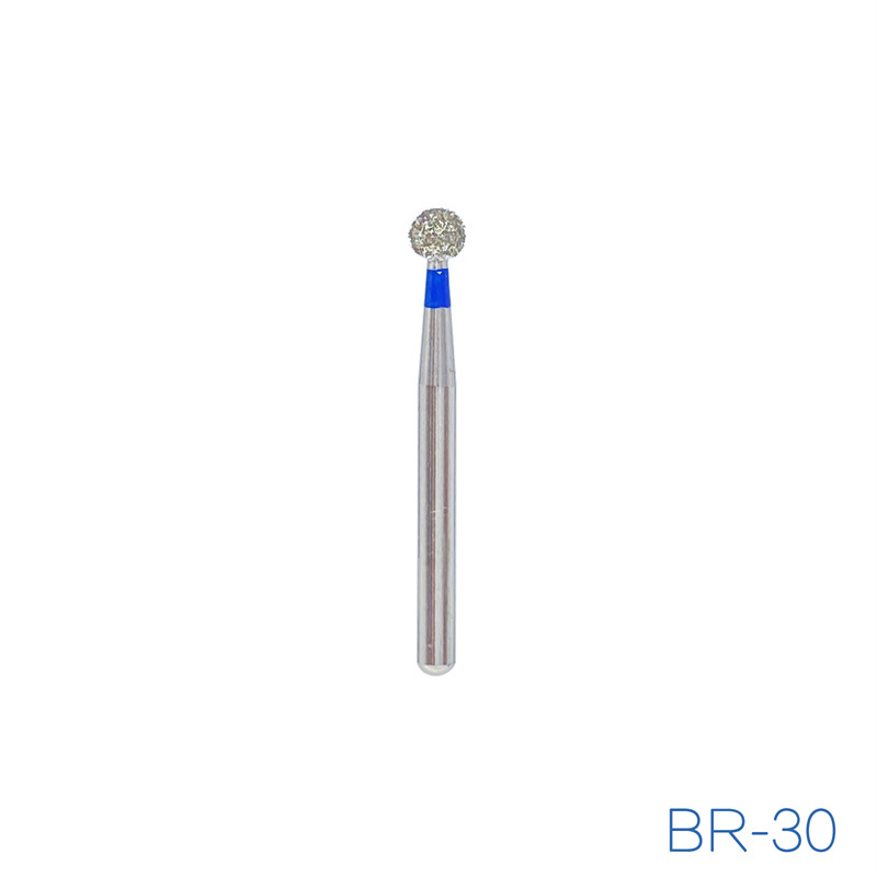 DMXDENT Diamond BR-30 Burs BR Ball Round Dental FG 1.6mm Bur For High Speed Handpiece