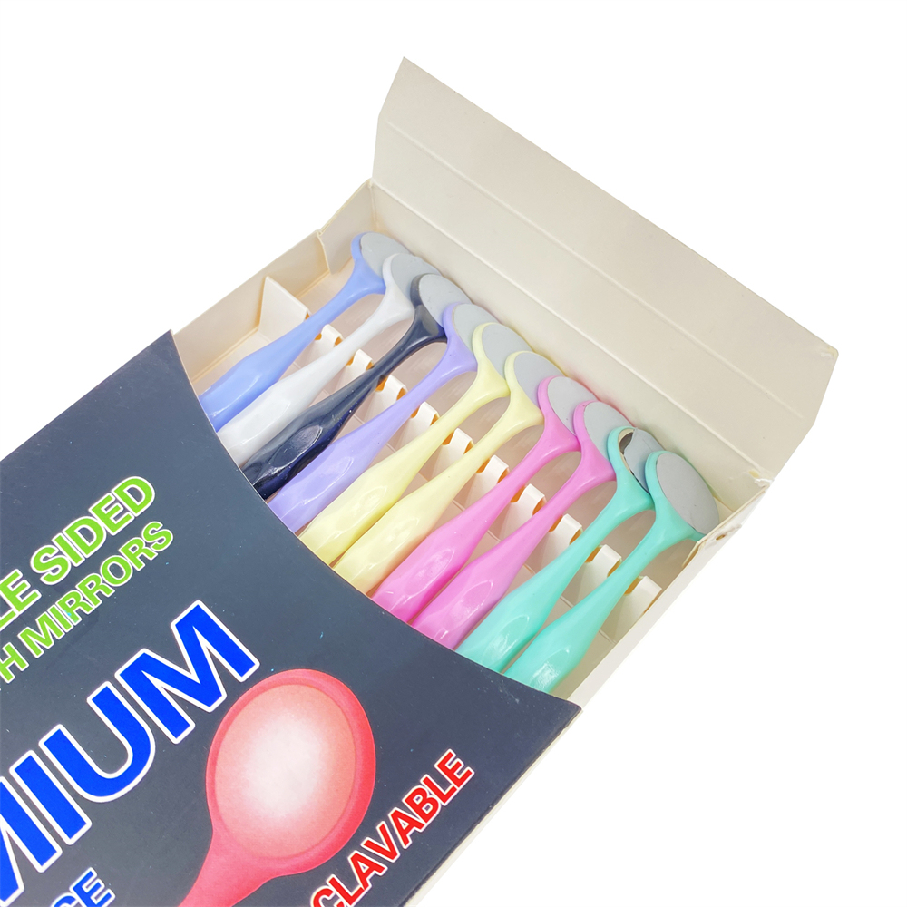 10pcs Dental Premium Mouth Mirrors Front Surface Double Single Sided