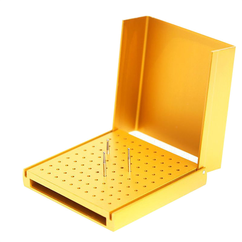100 Holes Dental Burs Holder high speed diamond bur Block Holders Autoclavable