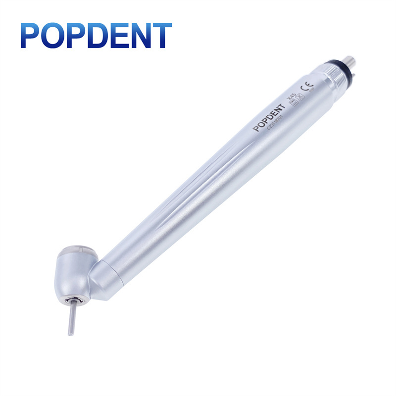 POPDENT X45 45° Angle Dental High Speed Handpiece Push Button Turbine 2H/4H