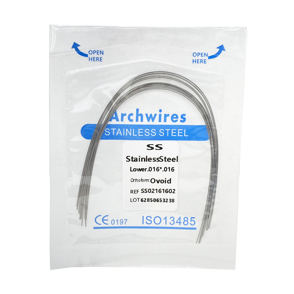 10Pcs Dental Orthodontic Stainless Steel/Niti Arch Wires Rectangular Wires