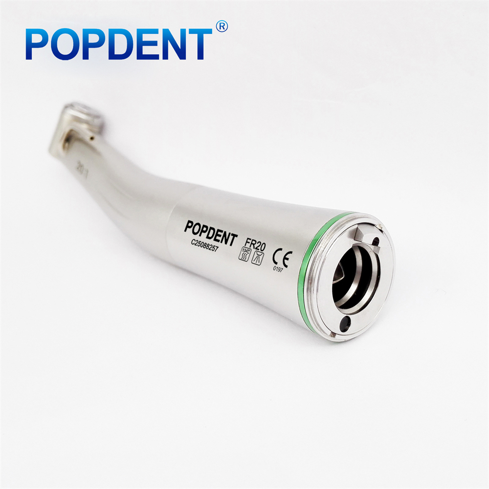 POPDENT FR20 Dental 20:1 Fiber Optic Implant Contra Angle Handpiece