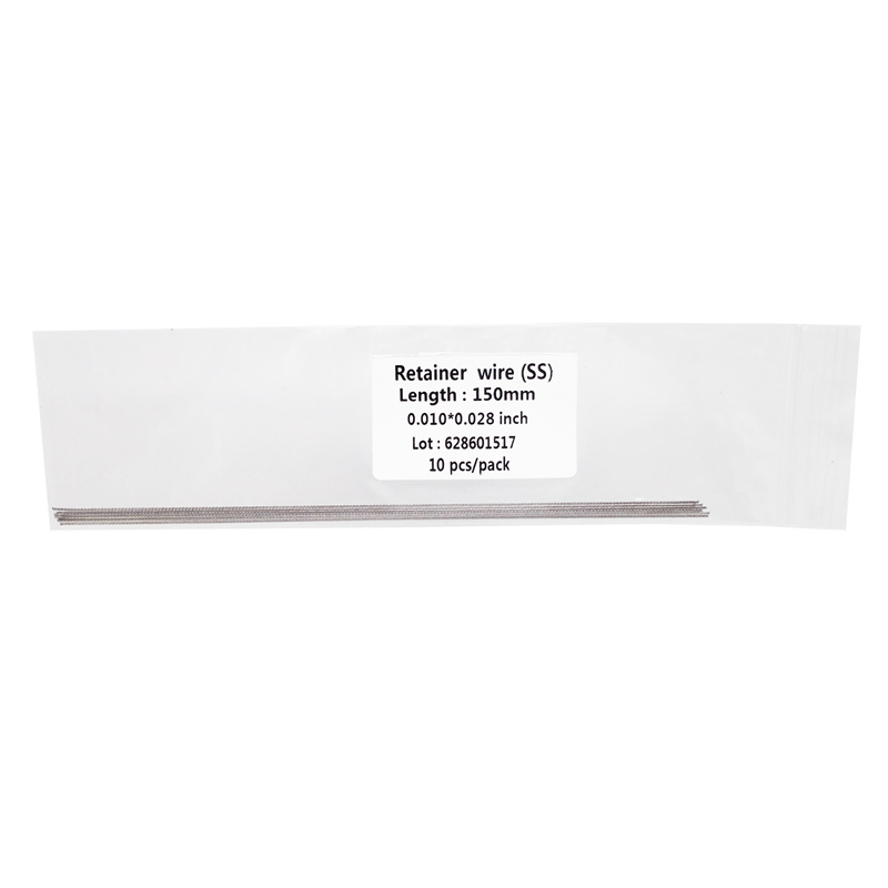 Dental Orthodontic Flat Strand Lingual Retainer Wire .010"x.028" .010"x.032"