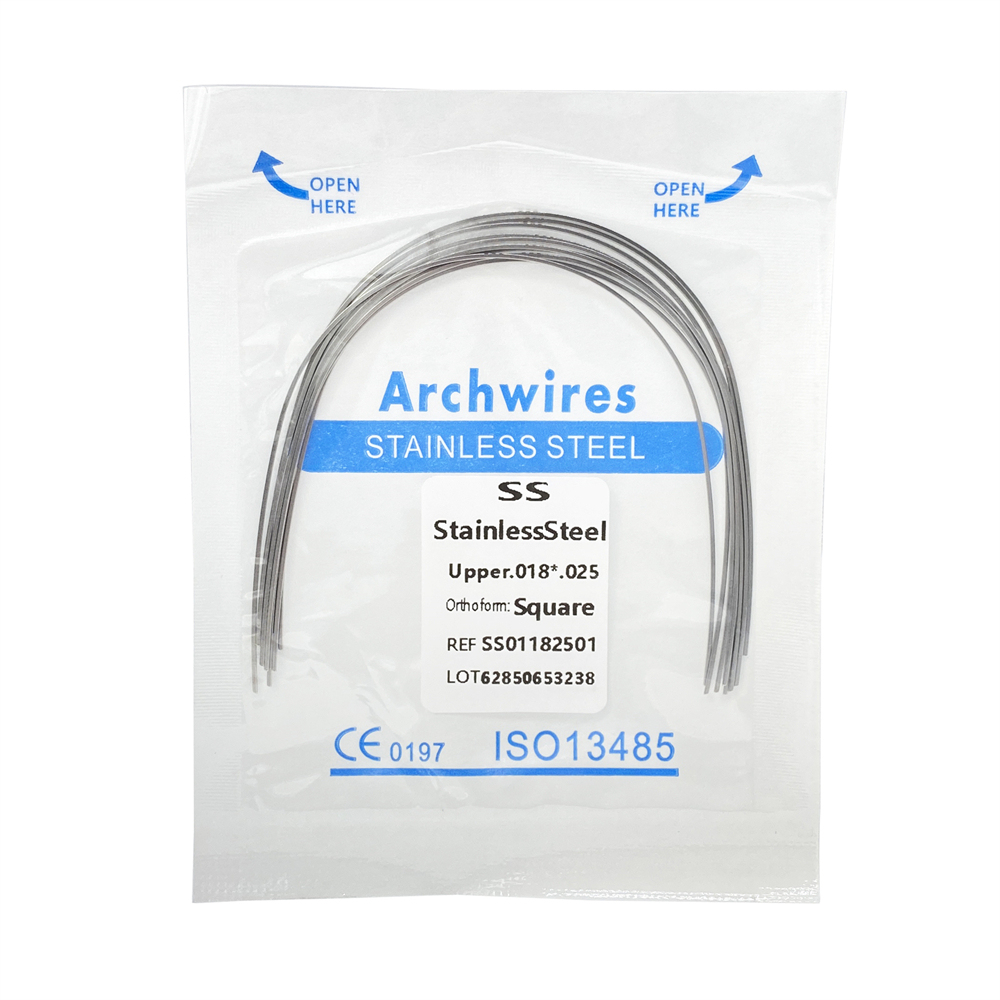 10Pcs Dental Orthodontic Stainless Steel/Niti Arch Wires Rectangular Wires