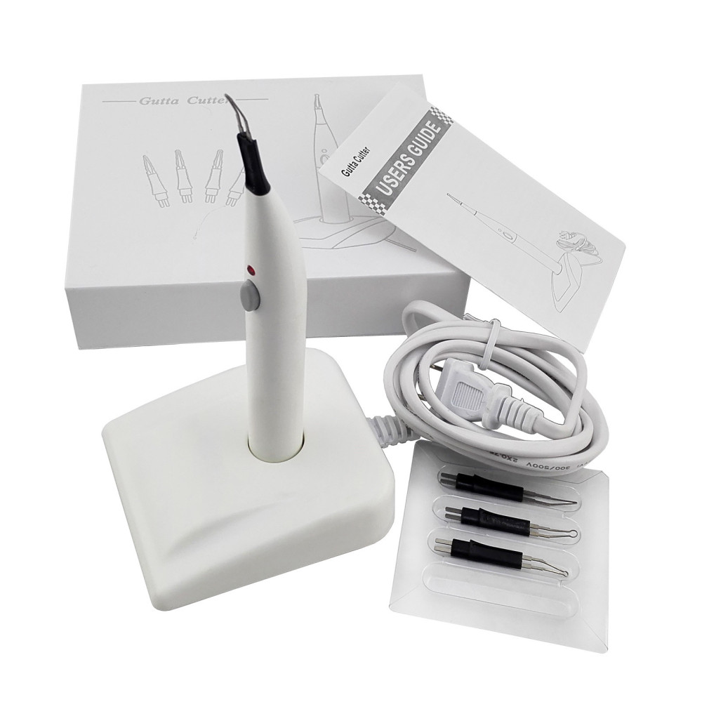 Dental Cordless Gutta Percha Obturation Endo Tooth Teeth Gum Cutter & 4 Point Heated Tips