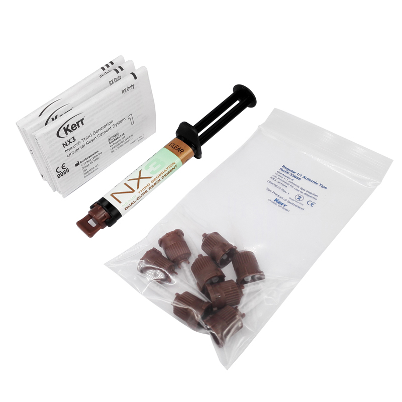 KERR Dental NX3 Dual Cure Adhesive Cement / Tips/8rd Gen OptiBond Universal 5ML