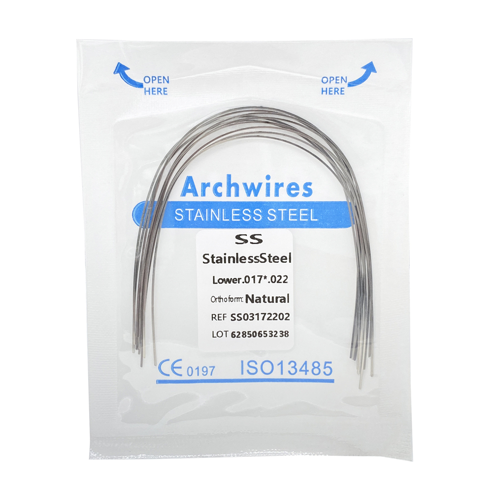 10Pcs Dental Orthodontic Stainless Steel/Niti Arch Wires Rectangular Wires