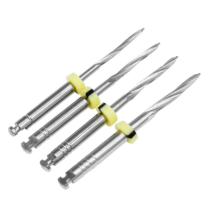 10Pcs Dental Endodontic Drill Reamers Spiral Conical Screw Posts