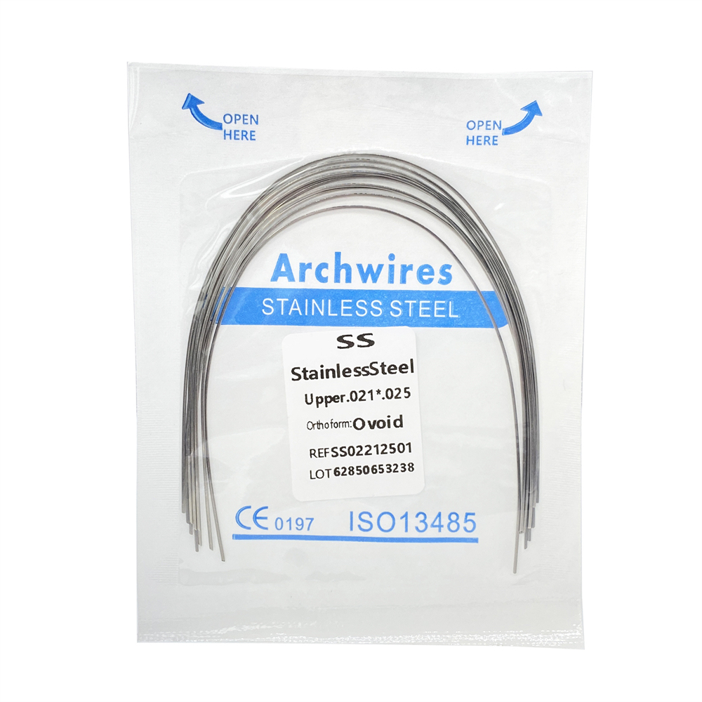 10Pcs Dental Orthodontic Stainless Steel/Niti Arch Wires Rectangular Wires