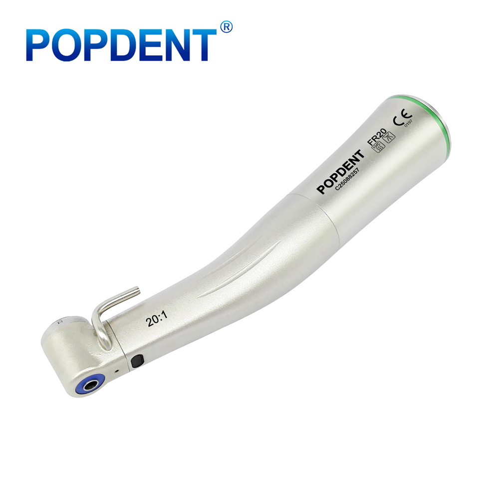 POPDENT FR20 Dental 20:1 Fiber Optic Implant Contra Angle Handpiece