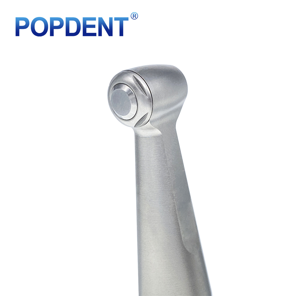 POPDENT Dental Low Speed Contra Angle Handpiece Push Button Fit aRA 2.35mm Burs