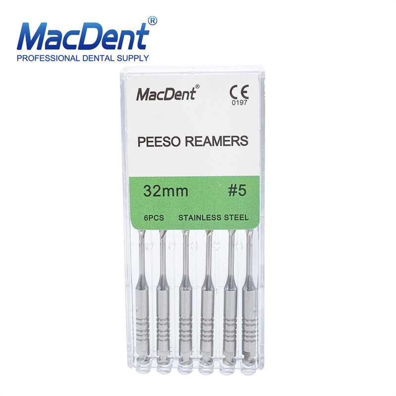 Macdent Peeso Reamers Dental Endodontic Root Canal Files 28mm/32mm