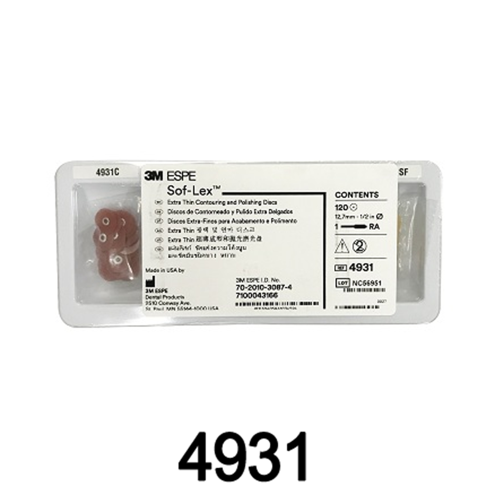 3M Sof-Lex Contouring and Polishing Discs 30 Pcs/Pack