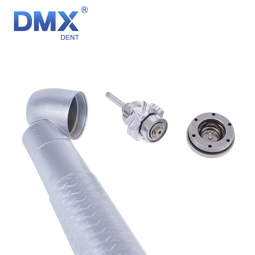 DMXDENT Dental 45° Degree Surgical High Speed Handpiece Push Button 2/4Hole
