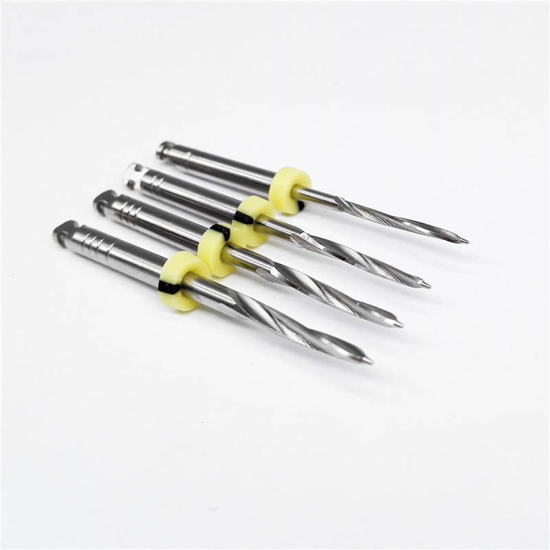 10Pcs Dental Endodontic Drill Reamers Spiral Conical Screw Posts