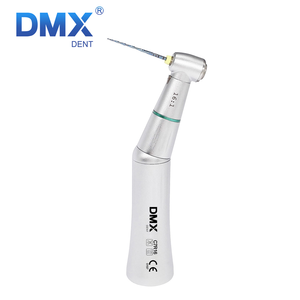 DMXDENT Dental 1:1 /4:1/16:1 Reduction Contra Angle Handpiece Push Button