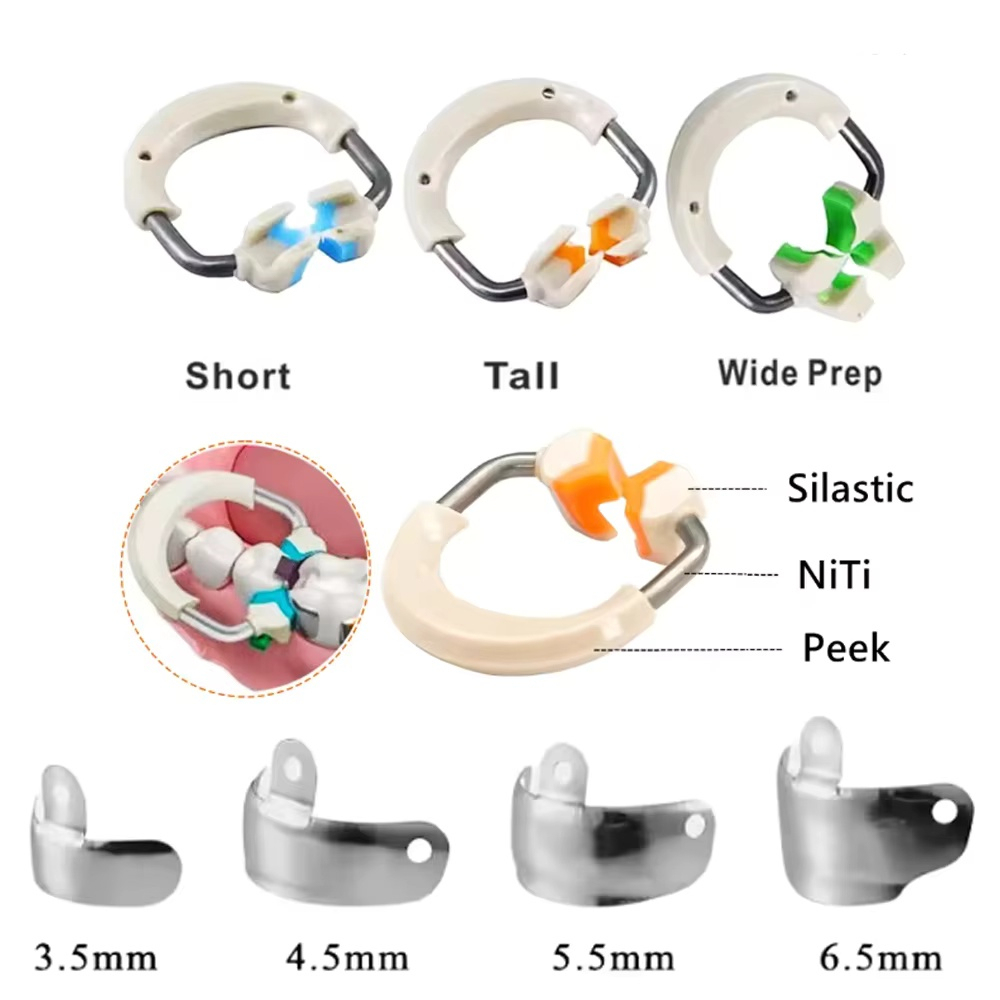 Dental Matrix Bands Ring Sectional Matrice Clamp Fit Garrison Palodent V3 System