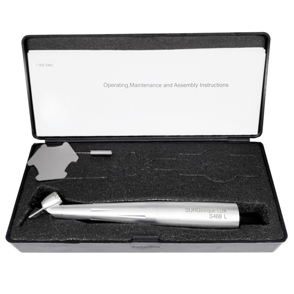 S468L Dental 45° Contra Angle Fiber Optic Handpiece Push Button