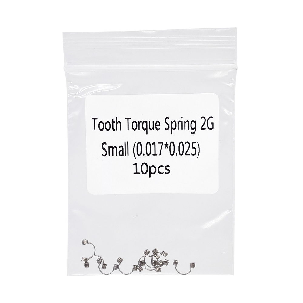 10 Pcs/Pack Dental Orthodontic Anterior Tooth Torque Springs Rectangular 12 Size