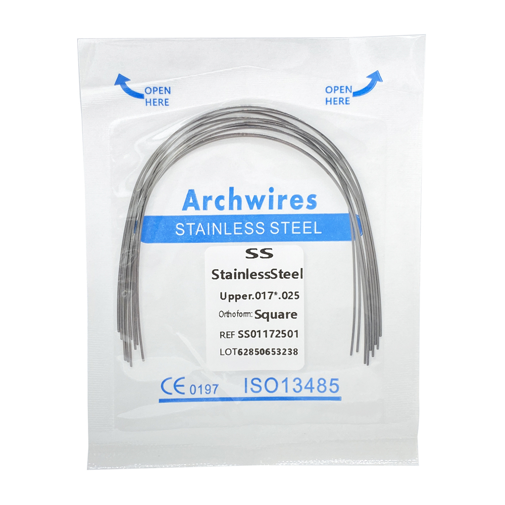 10Pcs Dental Orthodontic Stainless Steel/Niti Arch Wires Rectangular Wires