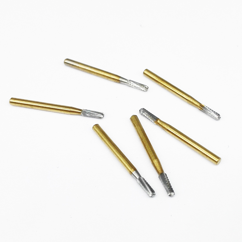 Dental Metal Cutting Carbide Burs FG 1958 For High Speed Handpiece 10Pcs/Pack