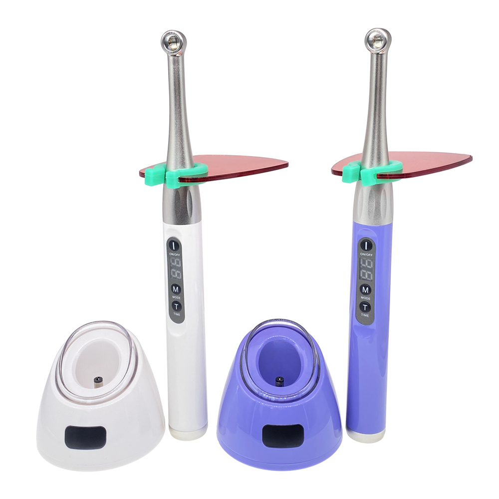 Dental LED Curing Light Lamp Wireless 1 Second Resin Cure