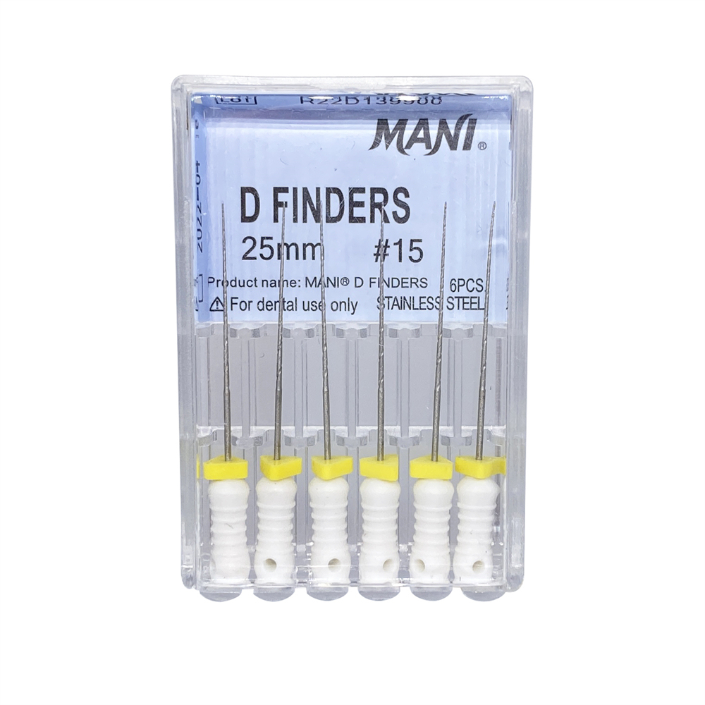 Mani D FINDERS Dental Endodontic Hand Use Files For Calcified Canals 21/25mm