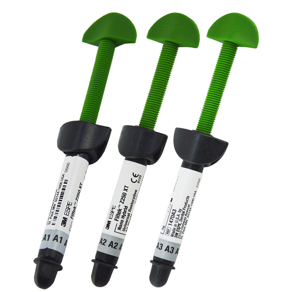 3M ESPE Filtek Z250 XT Composite Syringe Restorative Shade A1,A2,A3,A3.5