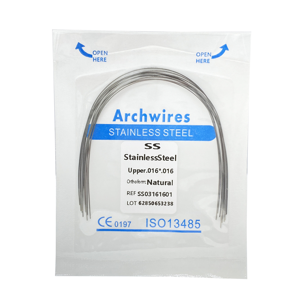10Pcs Dental Orthodontic Stainless Steel/Niti Arch Wires Rectangular Wires