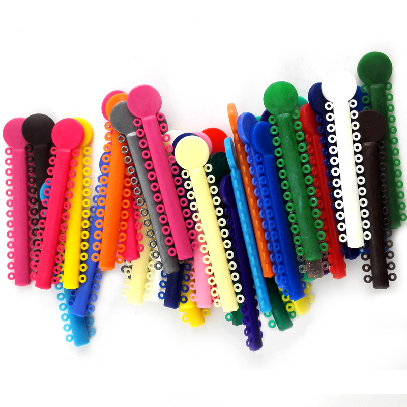 Dental Orthodontic Ligature Ties Braces Elastic Rubber Bands 1040Pcs