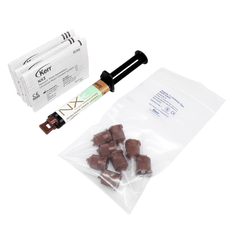 KERR Dental NX3 Dual Cure Adhesive Cement / Tips/8rd Gen OptiBond Universal 5ML