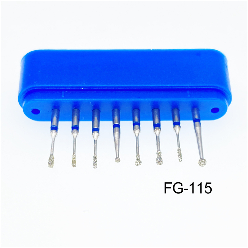 8PCS Dental FG-115 Diamond Burs Minimally Invasive Cavity Preparation