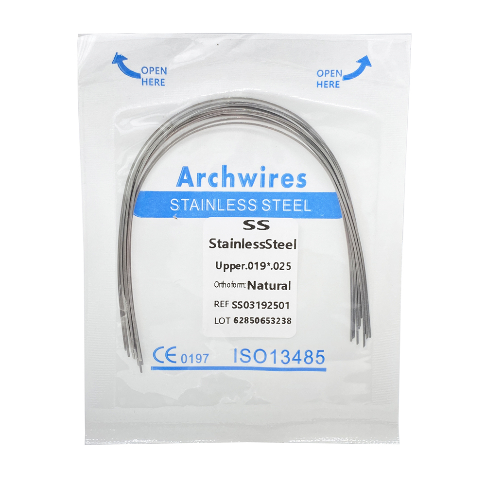 10Pcs Dental Orthodontic Stainless Steel/Niti Arch Wires Rectangular Wires