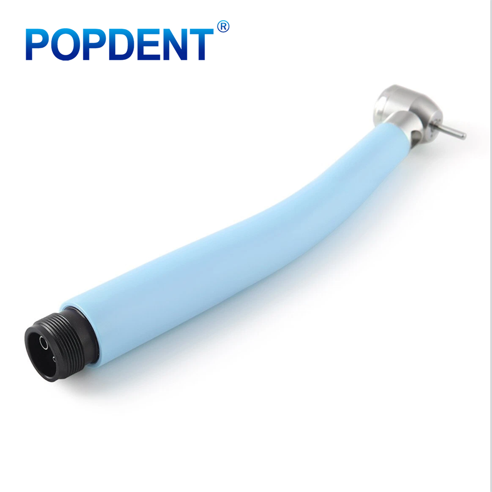 POPDENT CLR-TD Dental LED E-generator High Speed Air Turbine Handpiece 3 Way Spray 2/4Holes