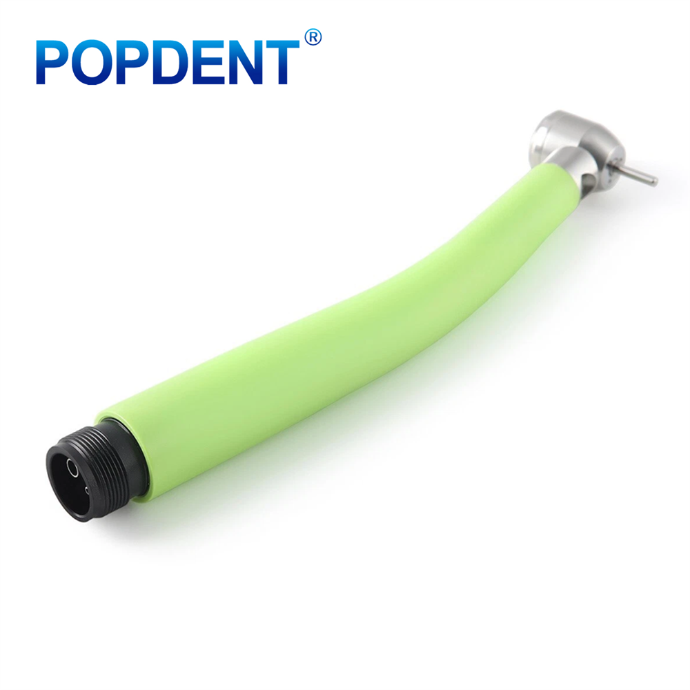 POPDENT CLR-TD Dental LED E-generator High Speed Air Turbine Handpiece 3 Way Spray 2/4Holes