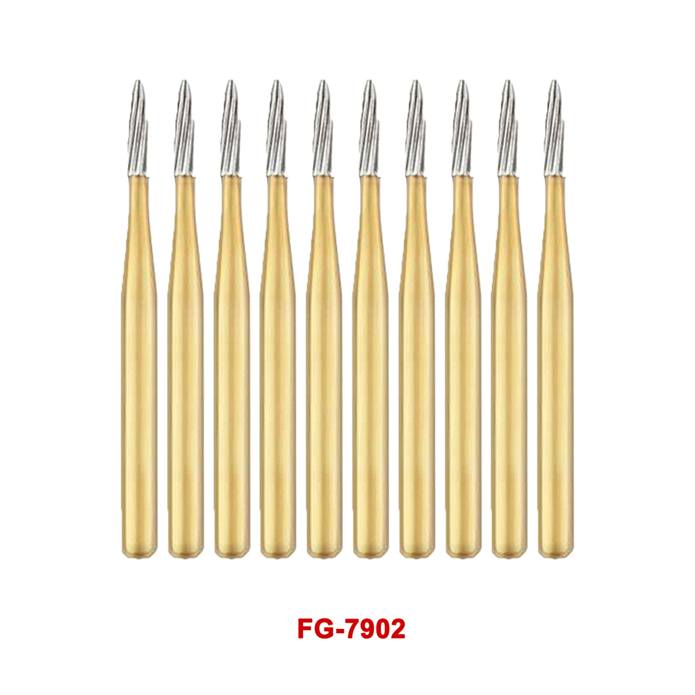 10Pcs DMXDENT Dental Trimming&Finishing  Tungsten Carbide Burs FG7404/7408/7803/7901/Endo-Z/Zekrya