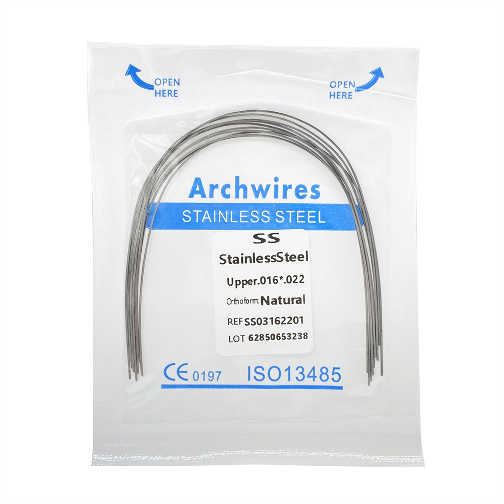 10Pcs Dental Orthodontic Stainless Steel/Niti Arch Wires Rectangular Wires