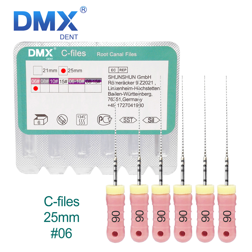 DMXDENT Dental Endodontics C Files Hand Use File for Root Canal