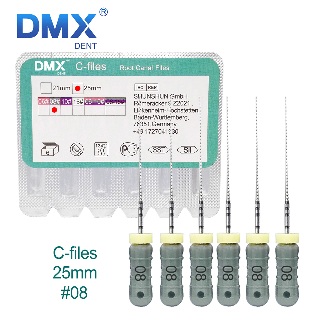 DMXDENT Dental Endodontics C Files Hand Use File for Root Canal