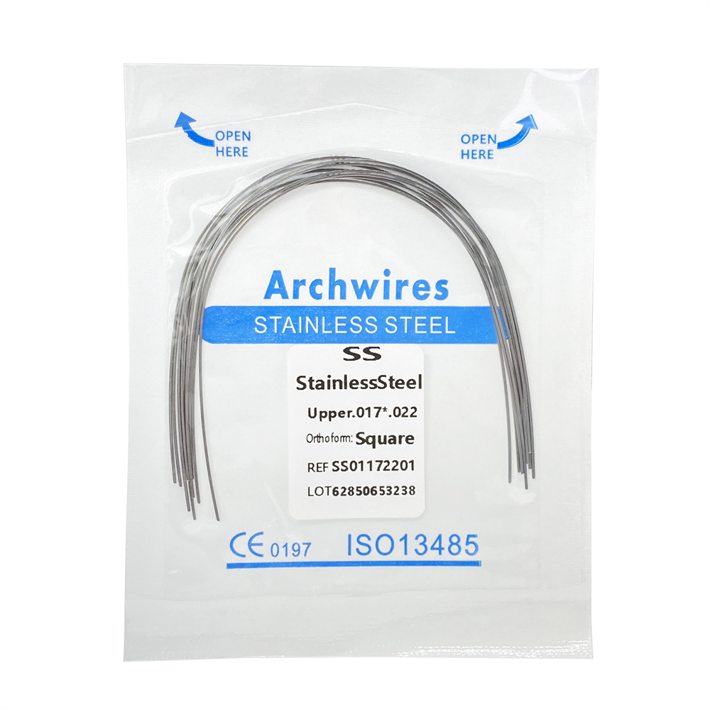 10Pcs Dental Orthodontic Stainless Steel/Niti Arch Wires Rectangular Wires