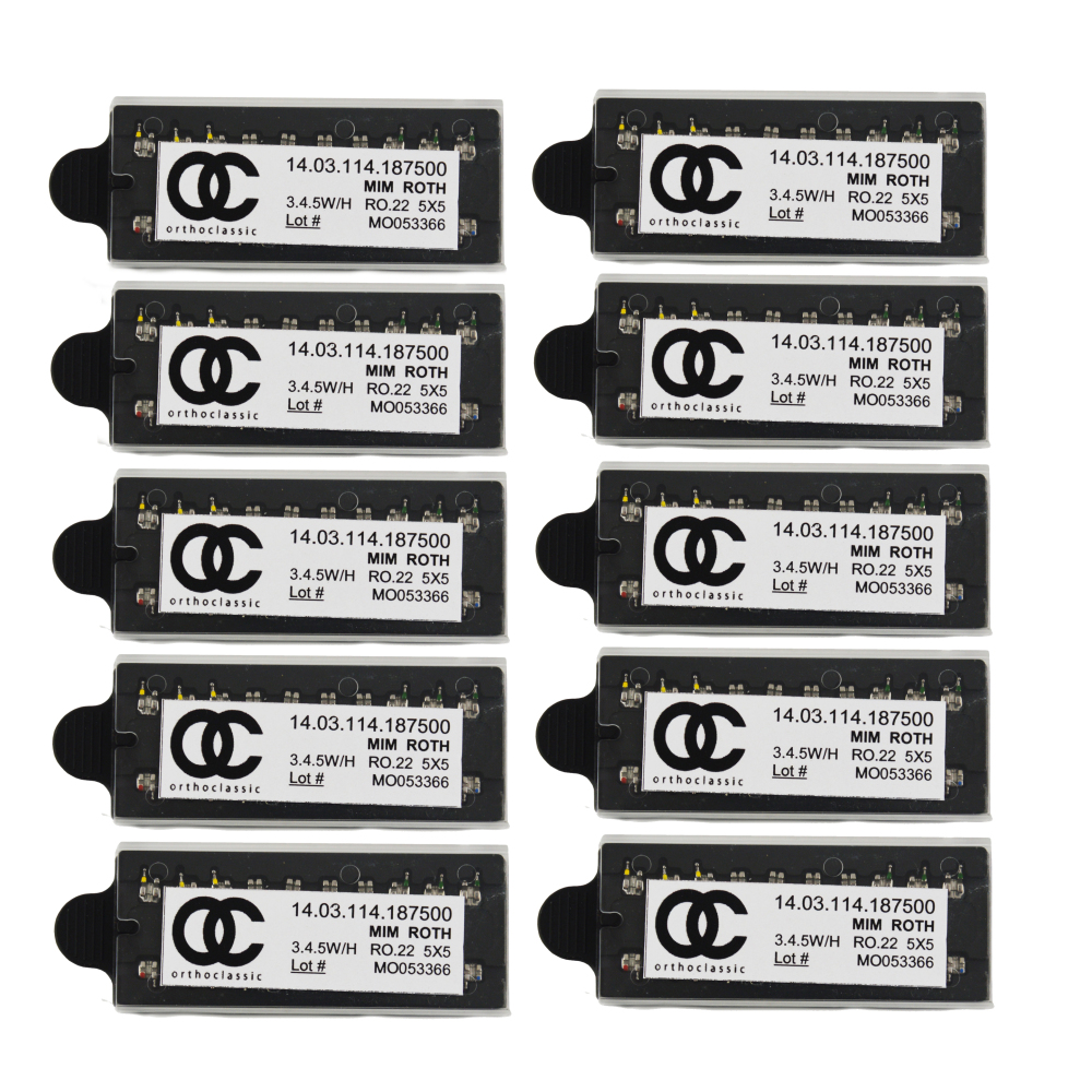 OC Dental Orthodontic Metal Braces MINI Bracket with 345 Hooks