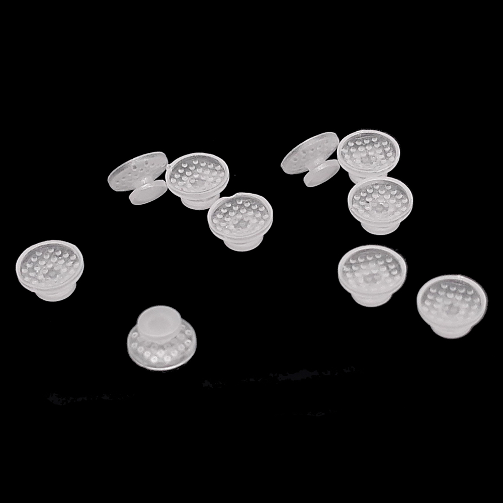 Dental Orthodontic Composite Ceramic Lingual Button Bondable Round Base