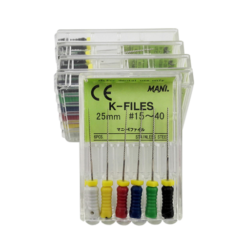 Dental Endodontic MANI Stainless Steel Hand Use Root Canal K-File
